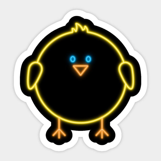 Neon Chook Sticker by pastryho